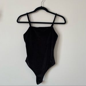 Black Velvet Bodysuit